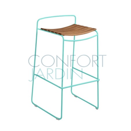 Tabouret de bar en teck - SURPRISING - FERMOB