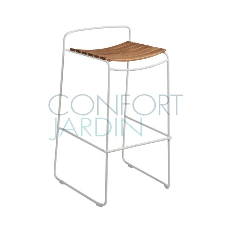 Tabouret de bar en teck - SURPRISING - FERMOB