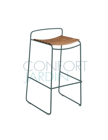 Tabouret de bar en teck - SURPRISING - FERMOB