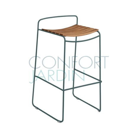 Tabouret de bar en teck - SURPRISING - FERMOB