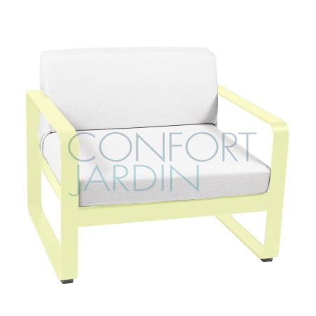 Fauteuil - BELLEVIE - Blanc grisé - FERMOB