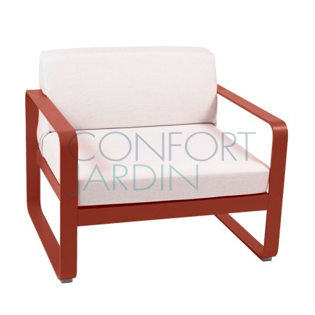 Fauteuil - BELLEVIE - Blanc grisé - FERMOB