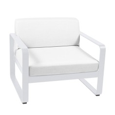 Fauteuil  - BELLEVIE  - Blanc grisé  - FERMOB 2