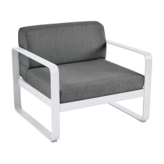Fauteuil  - BELLEVIE  - Gris graphite  - FERMOB 2