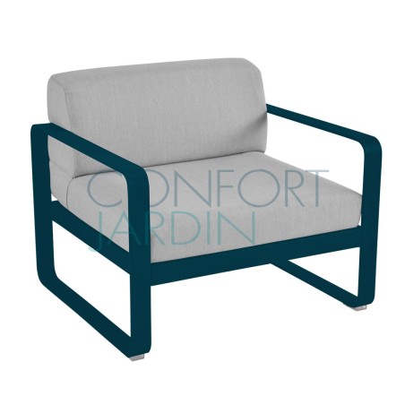 Fauteuil - BELLEVIE - Gris flanelle - FERMOB