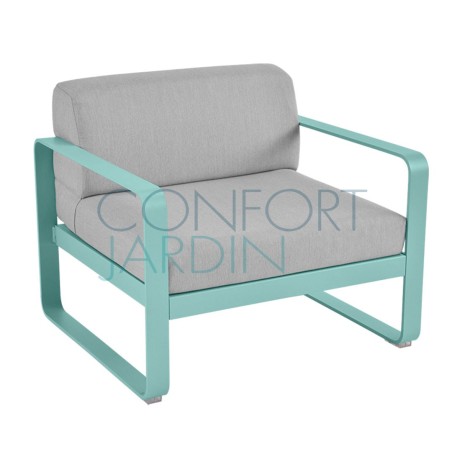 Fauteuil - BELLEVIE - Gris flanelle - FERMOB