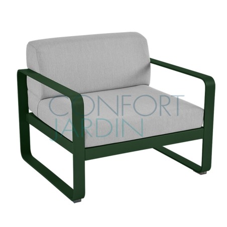 Fauteuil - BELLEVIE - Gris flanelle - FERMOB