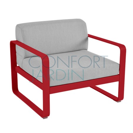 Fauteuil - BELLEVIE - Gris flanelle - FERMOB