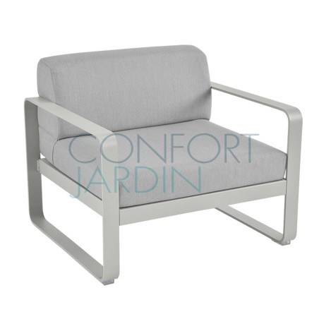 Fauteuil - BELLEVIE - Gris flanelle - FERMOB