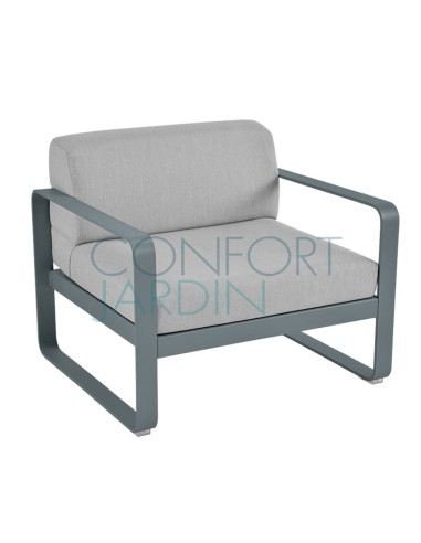Fauteuil - BELLEVIE - Gris flanelle - FERMOB