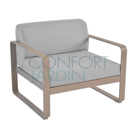 Fauteuil - BELLEVIE - Gris flanelle - FERMOB