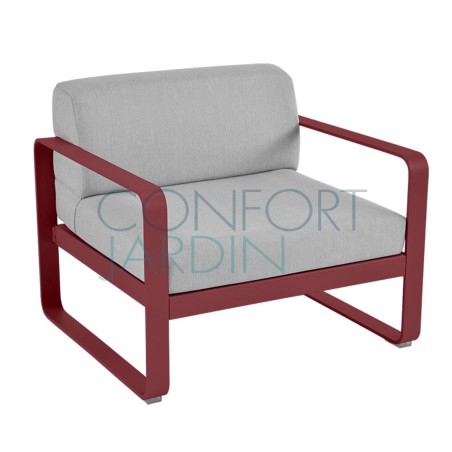 Fauteuil - BELLEVIE - Gris flanelle - FERMOB