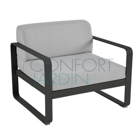 Fauteuil - BELLEVIE - Gris flanelle - FERMOB