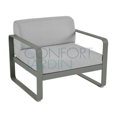 Fauteuil - BELLEVIE - Gris flanelle - FERMOB