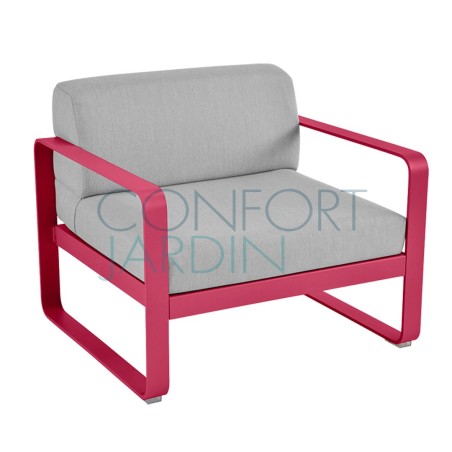 Fauteuil - BELLEVIE - Gris flanelle - FERMOB