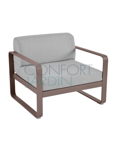 Fauteuil - BELLEVIE - Gris flanelle - FERMOB