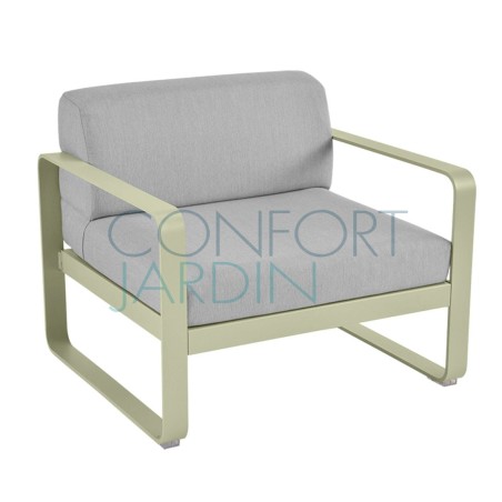 Fauteuil - BELLEVIE - Gris flanelle - FERMOB