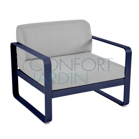 Fauteuil - BELLEVIE - Gris flanelle - FERMOB