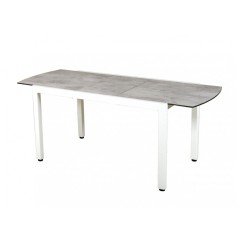 Table extensible TICAO - 145/185x75cm blanc - LES JARDINS