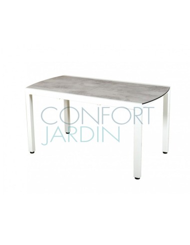 Table extensible TICAO - 145/185x75cm blanc - LES JARDINS