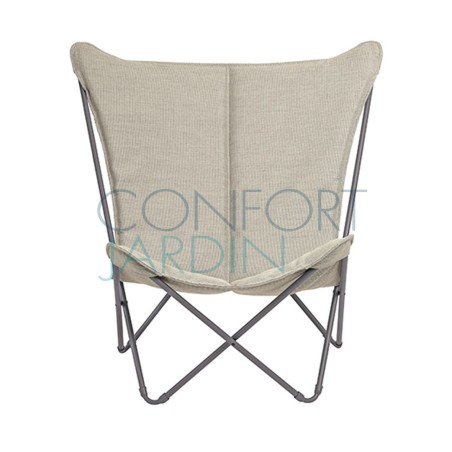 Fauteuil lounge SPHINX - Latte - Structure Titane - LAFUMA