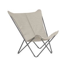 Fauteuil lounge SPHINX - Latte - Structure Titane - LAFUMA