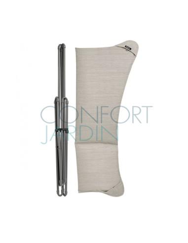 Fauteuil lounge SPHINX - Latte - Structure Titane - LAFUMA