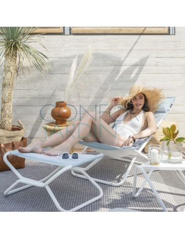 Transat BAYANNE Céladon - Structure Blanche - LAFUMA