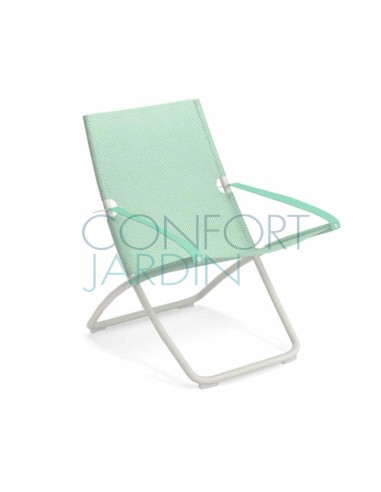 Chaise longue SNOOZE - blanc opaque - Citronnelle - EMU