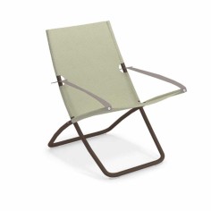 Chaise longue SNOOZE - marron d'Inde - Beige - EMU