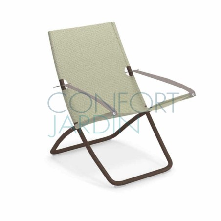 Chaise longue SNOOZE - marron d'Inde - Beige - EMU