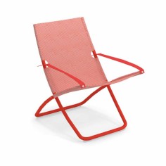 Chaise longue SNOOZE - rouge écarlate - rouge - EMU
