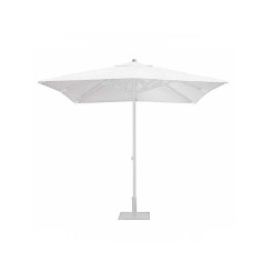 Parasol Easy Track - 250 x 250 cm - mât blanc - Vlaemynck