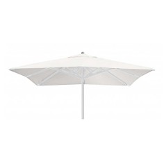 Parasol Easy Track - 330 x 330 cm - mât blanc - Vlaemynck