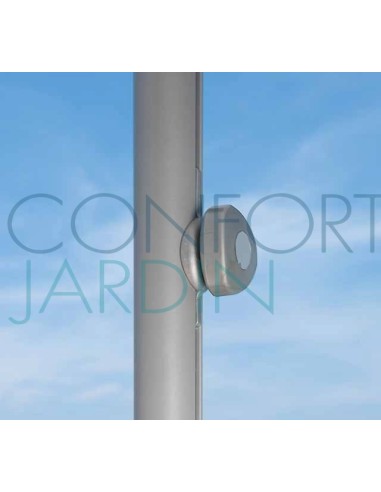 Parasol Easy Track - 400 x 300 cm - mât anthracite - Vlaemynck