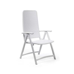 Fauteuil multiposition DARSENA blanc - Nardi