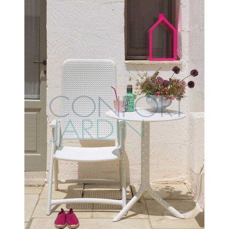 Fauteuil multiposition DARSENA blanc - Nardi