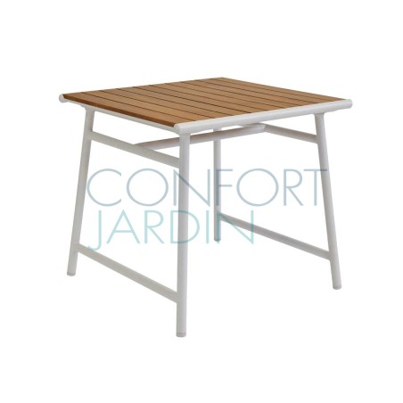 Table repas en teck Pilotis - 80 x 80 cm - Vlaemynck