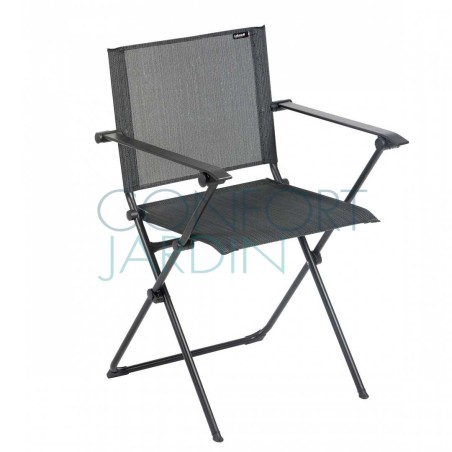 Fauteuil pliant ANYTIME - Batyline Duo - Obsidian - LAFUMA